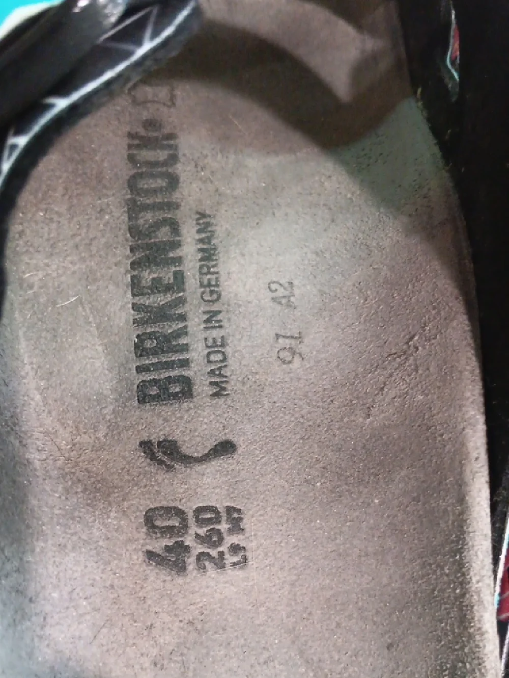 Birkenstock Arizona Sonar Geometric Two-Strap Sandals Size 40 W-9 M-7 - Picture 3 of 8